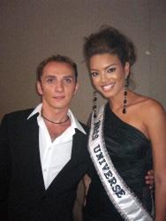 Mihai Traistariu si Miss Univers
